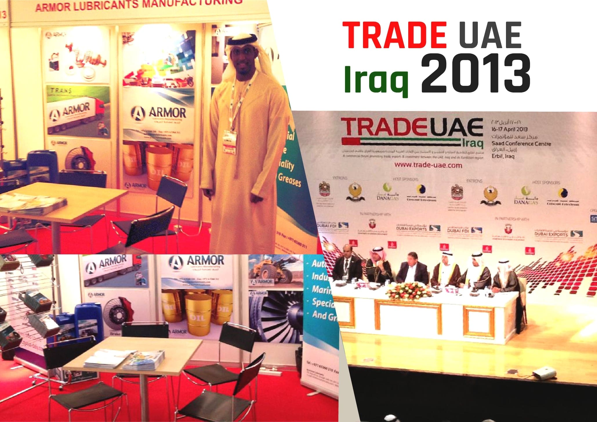 Armor Lubricants 2013 Trade UAE IRAQ Exhibition Participation Image