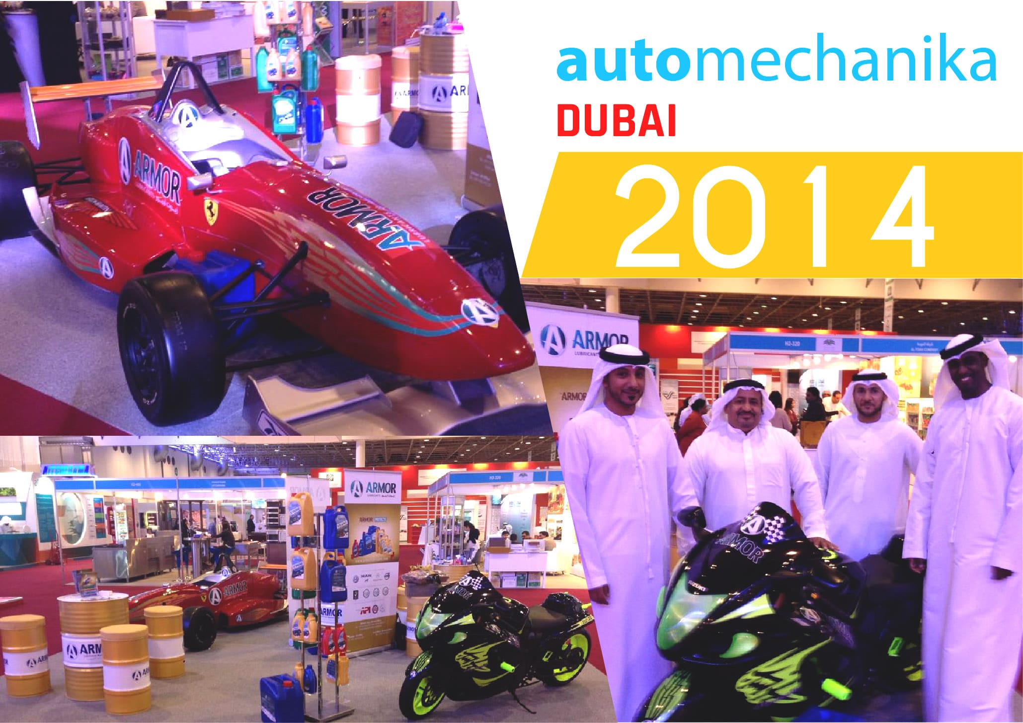 Armor Lubricants Dubai 2014 Automechanika Exhibition Participation Image