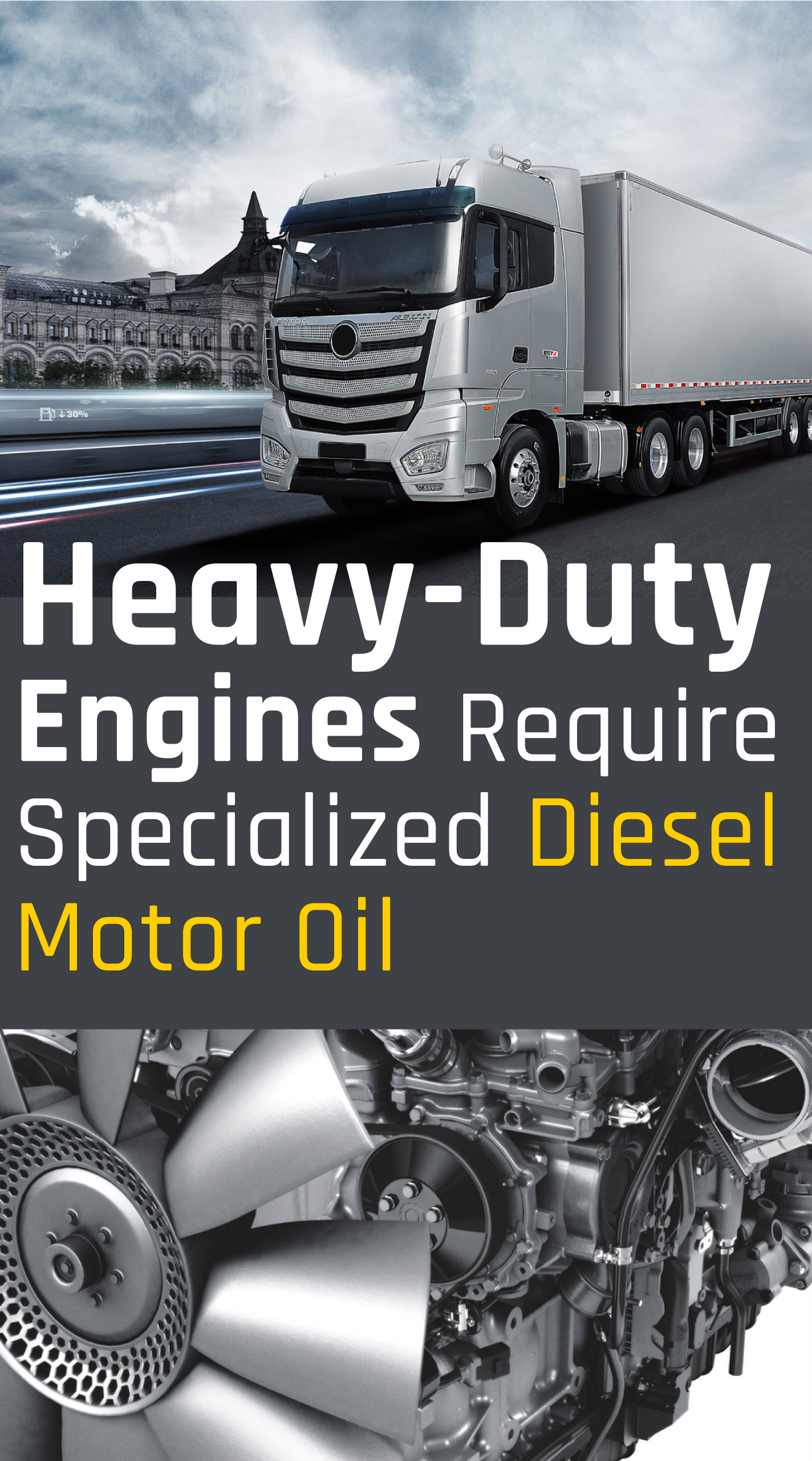 Protect your heavy-duty engine with heavy duty oil