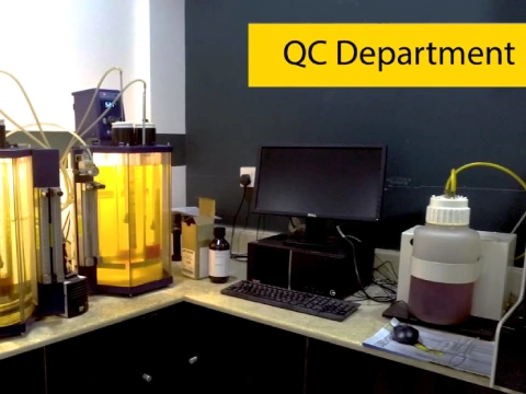 qc lab at armor lubricants factory in the sharjah uae